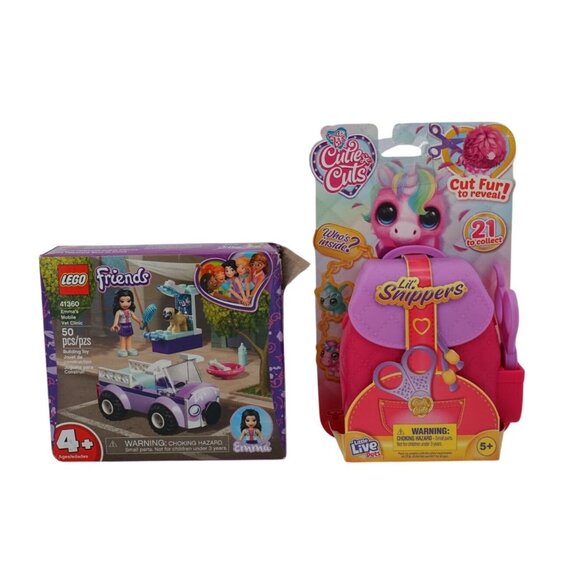 LEGO Friends 41360 Emma's Mobile Vet Clinic (50 pcs, Ages 4+) & Scruff-A-Luvs Cu - Picture 1 of 6